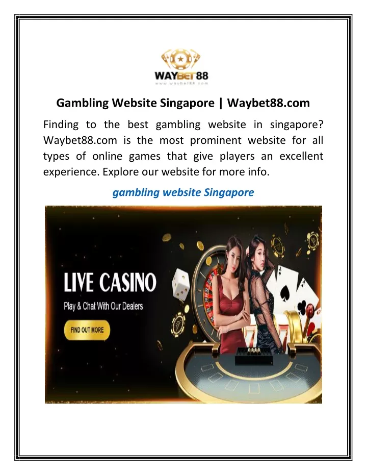 gambling website singapore waybet88 com