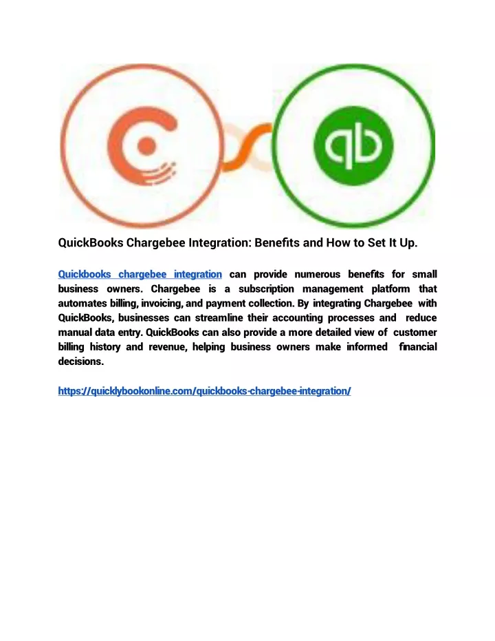 quickbooks chargebee integration bene