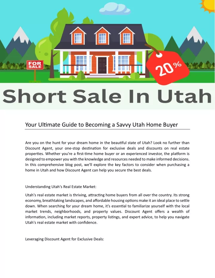 your ultimate guide to becoming a savvy utah home