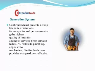 ConfirmLeads -Handyman Services in USA