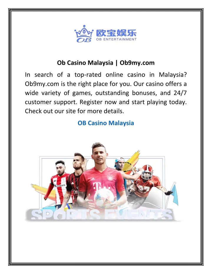 ob casino malaysia ob9my com