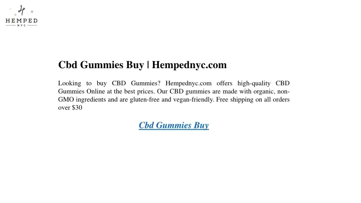 cbd gummies buy hempednyc com looking