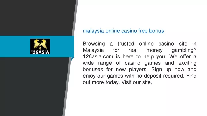 malaysia online casino free bonus browsing
