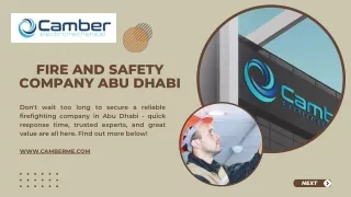 Fire And Safety Company Abu Dhabi