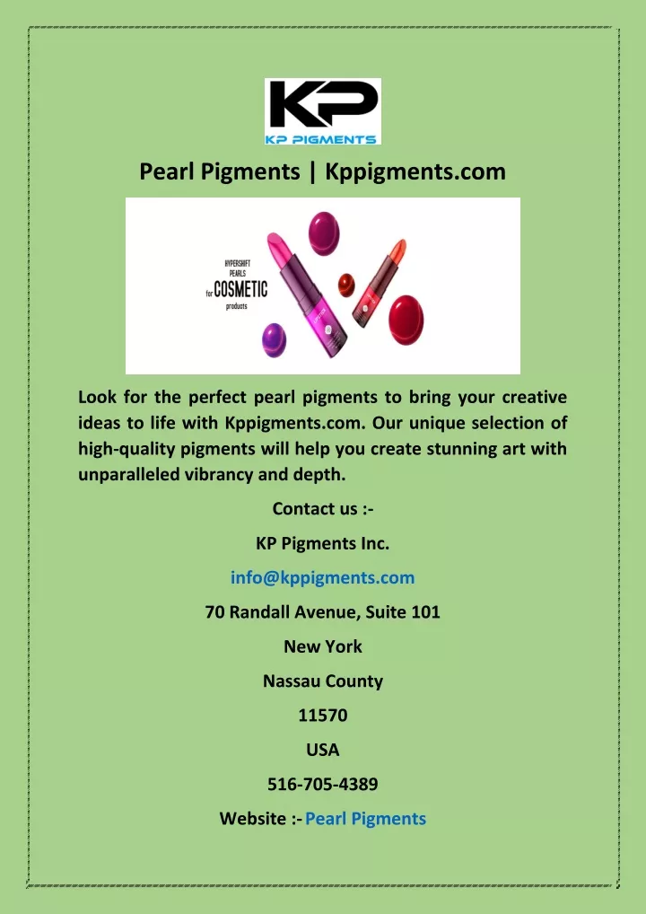 pearl pigments kppigments com