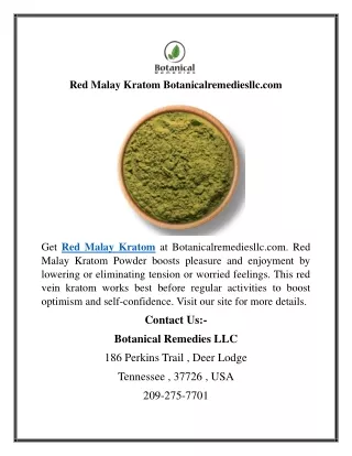 red malay kratom botanicalremediesllc com
