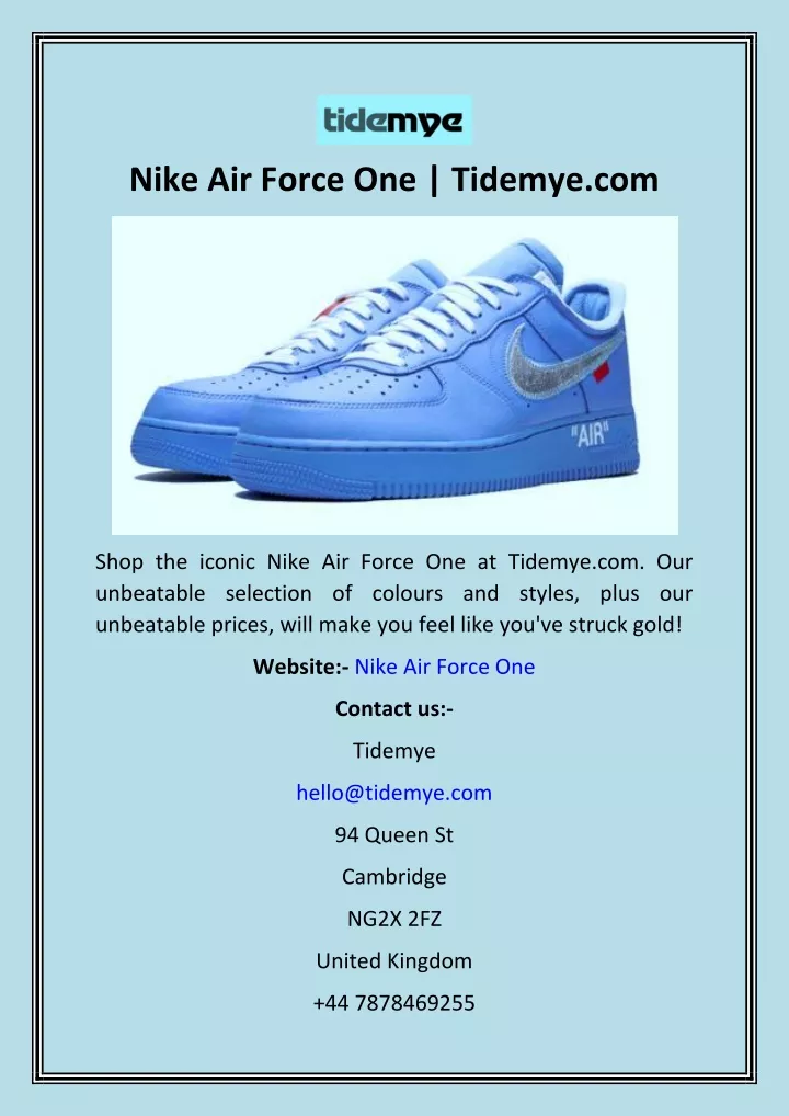 nike air force one tidemye com