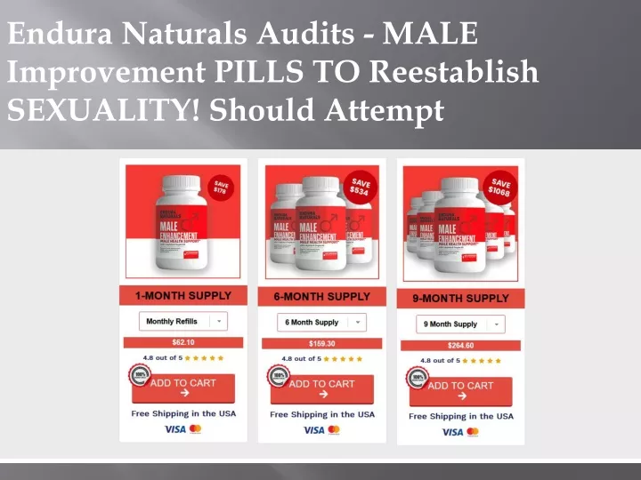 endura naturals audits male improvement pills