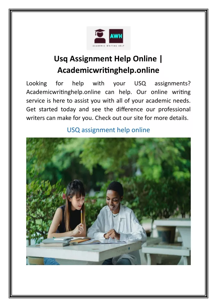 usq assignment help online academicwritinghelp