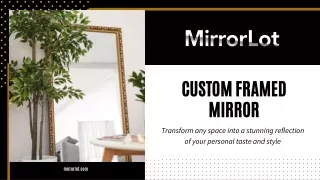 custom framed mirror
