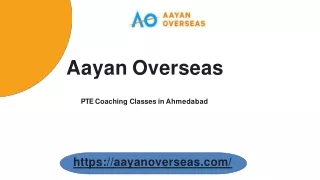 Best PTE Coaching Classes in Ahmedabad