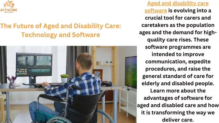 aged and disability care software is evolving