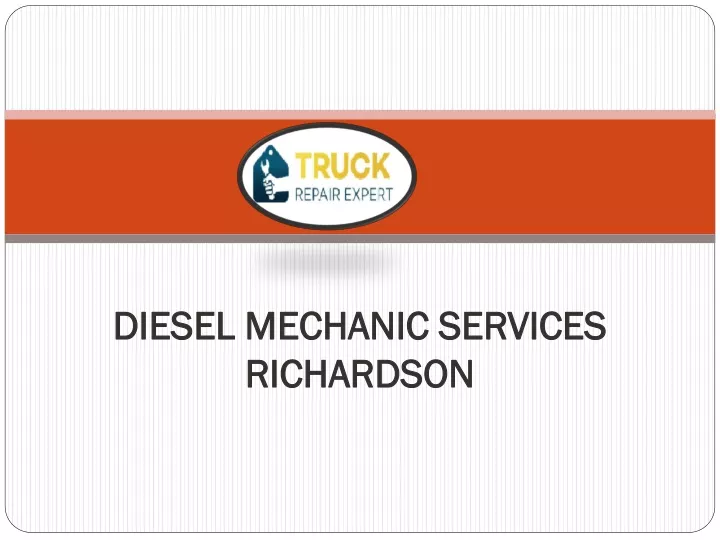 diesel mechanic services richardson