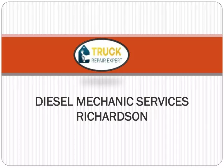 diesel mechanic services diesel mechanic services