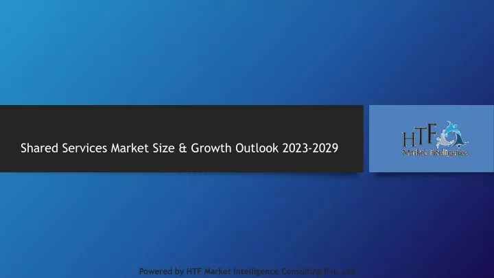 shared services market size growth outlook 2023