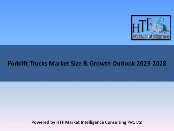 forklift trucks market size growth outlook 2023