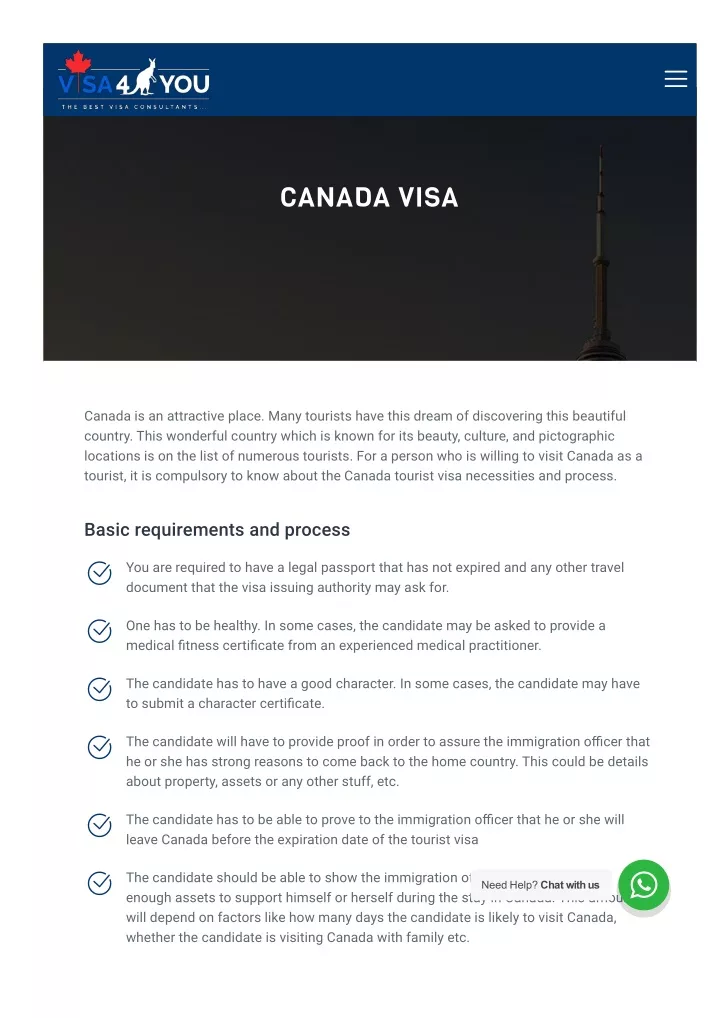 canada visa