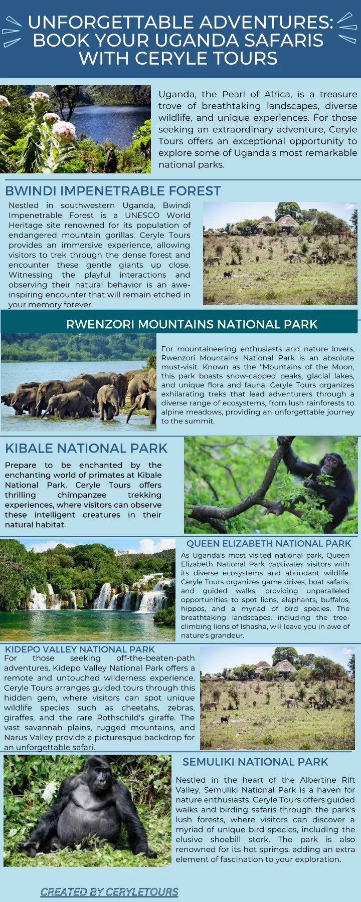 unforgettable adventures book your uganda safaris