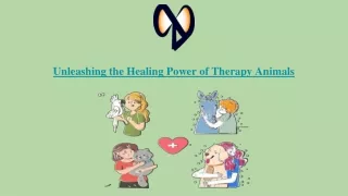 Unleashing the Healing Power of Therapy Animals
