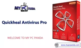 Quickheal Antivirus Pro - My PC Panda