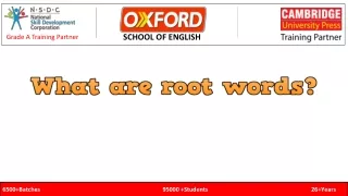 English speaking course - Oxford school of English