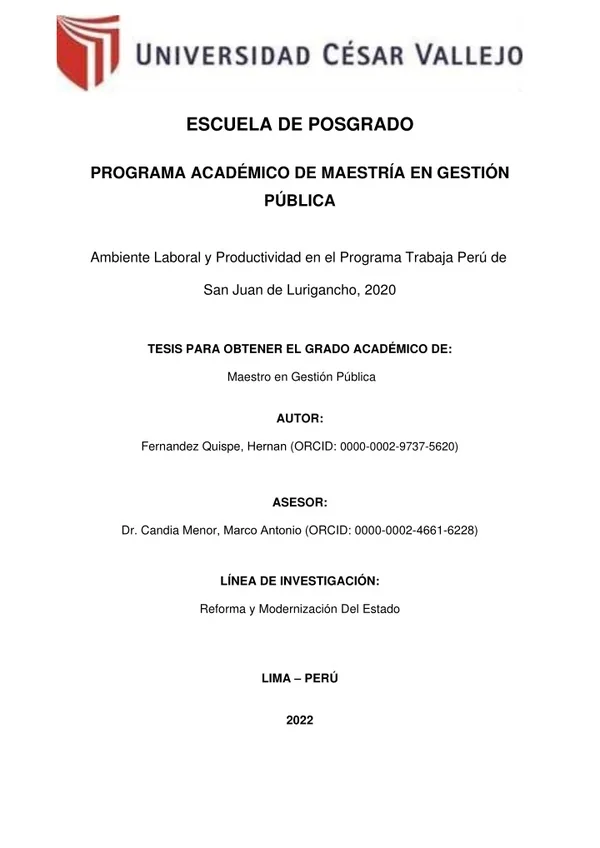 escuela de posgrado
