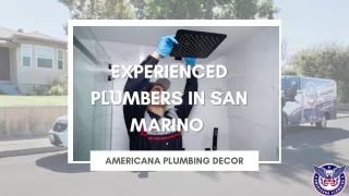 Experienced Plumbers in San Marino