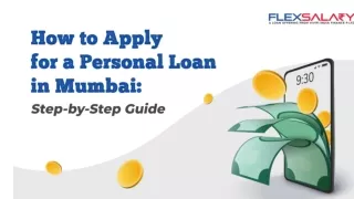 How to Apply for a Personal Loan in Mumbai