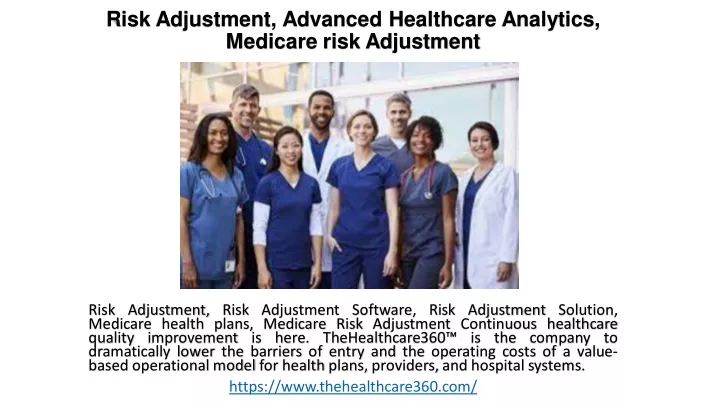 risk adjustment advanced healthcare analytics