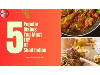Shad Indian| 15% OFF | Collection Orders Minimum Order Amount: £25