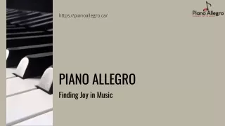Piano Classes near me | Piano Allegro