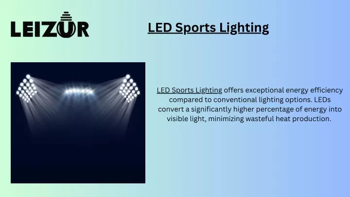 led sports lighting