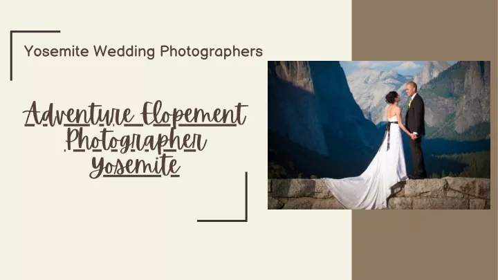 yosemite wedding photographers