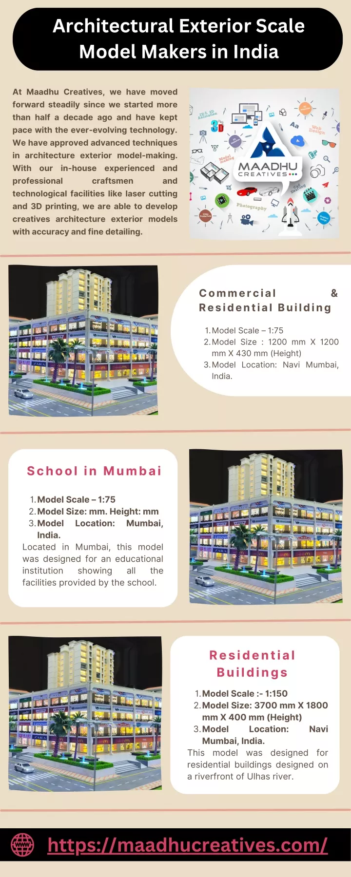 architectural exterior scale model makers in india
