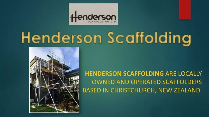 henderson scaffolding