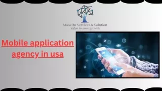 Mobile application agency in usa