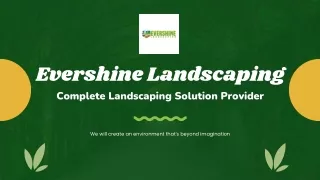 Find the Best Landscaping Service Provider in Surrey-BC - Evershine Landscaping