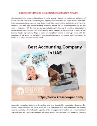 International Accounting Firm Network