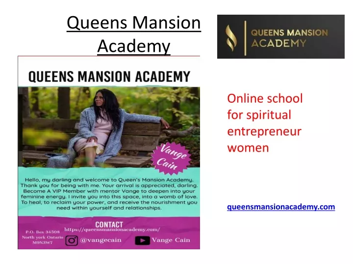 queens mansion academy