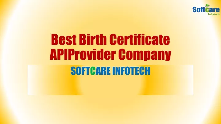 best birth certificate apiprovider company