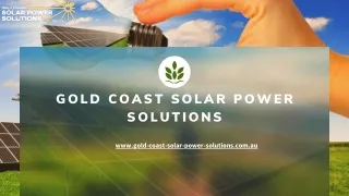 Go Green with Solar Panels: Best Suppliers in Gold Coast