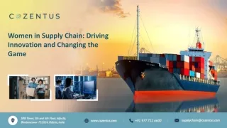 Women in Supply Chain Driving Innovation and Changing the Game