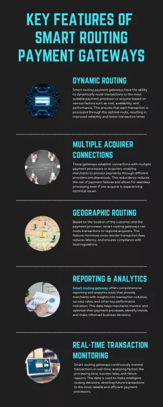 Key Features of Smart Routing Payment Gateways