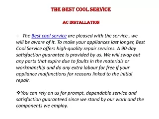 may BEST COOL SERVICE SUBMISSION