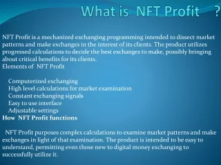 What is  NFT Profit