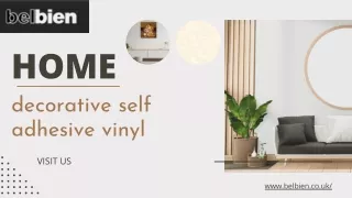 Belbien Decorative Self-Adhesive Vinyl: Elevate Your Design with Versatile