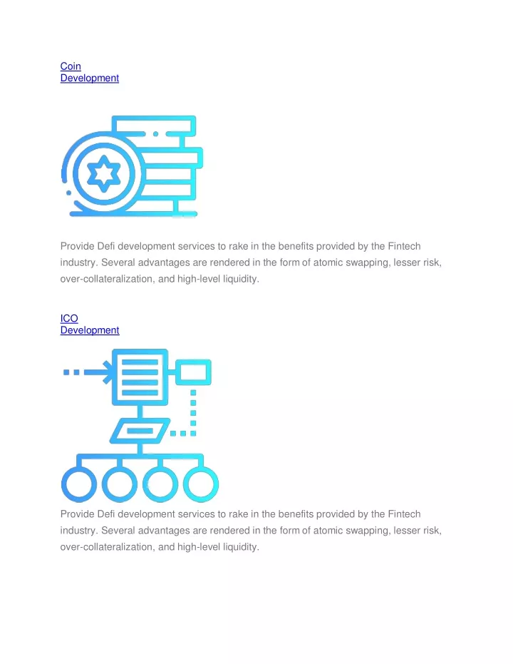 coin development