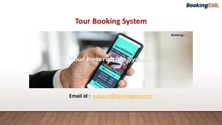 tour booking system