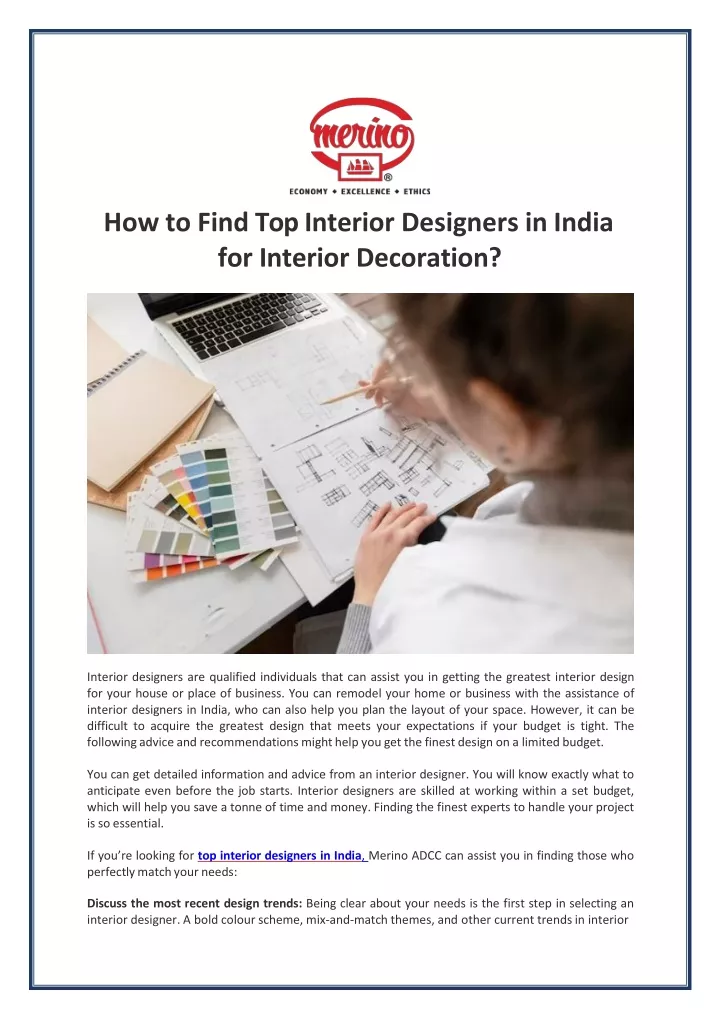 how to find top interior designers in india for interior decoration