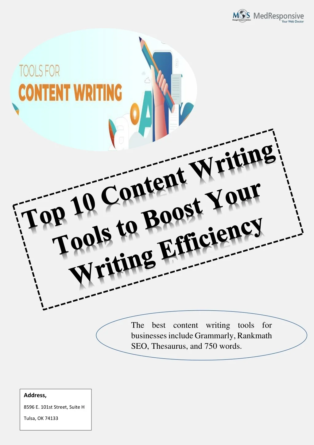 PPT - Top 10 Content Writing Tools to Boost Your Writing Efficiency ...